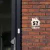 Geschilderd - Traditioneel Naambord Huisje klein -sfeer2