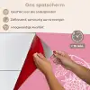 Frambozen - Steel - Getekend - Roze keuken achterwand spatscherm klein -spatscherm_NL