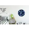 Bessen - Blauw - Fruit Wandcirkel aluminium klein -kinderkamer