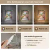 Doorkijk - Bloemen - Tropisch - Kleurrijk Light Box met kabel (Wandlamp) klein -USP_lichtkleurNL