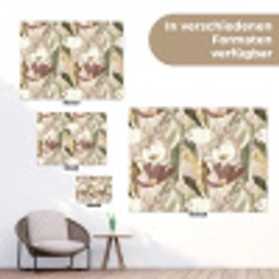 Bloemen - Aquarel - Kleurrijk tuinposter los doek klein 239 -Xsfeer9_DE