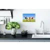 Koeien - Boerderij - Gras- Natuur - Dieren Muursticker klein -keuken