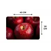 Rood - Appels - Fruit Placemat vinyl groot -specs