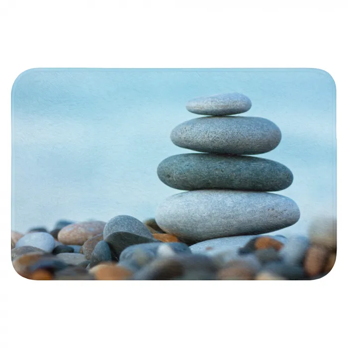 Stenen - Landschap - Zee - Zen WCmat klein -3d