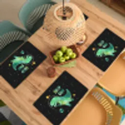 Quotes - 'Hello dino' - Spreuken - Jongens - Kids - Kinderen Placemat vinyl groot -zzsfeer5_Kitchenyeah-website