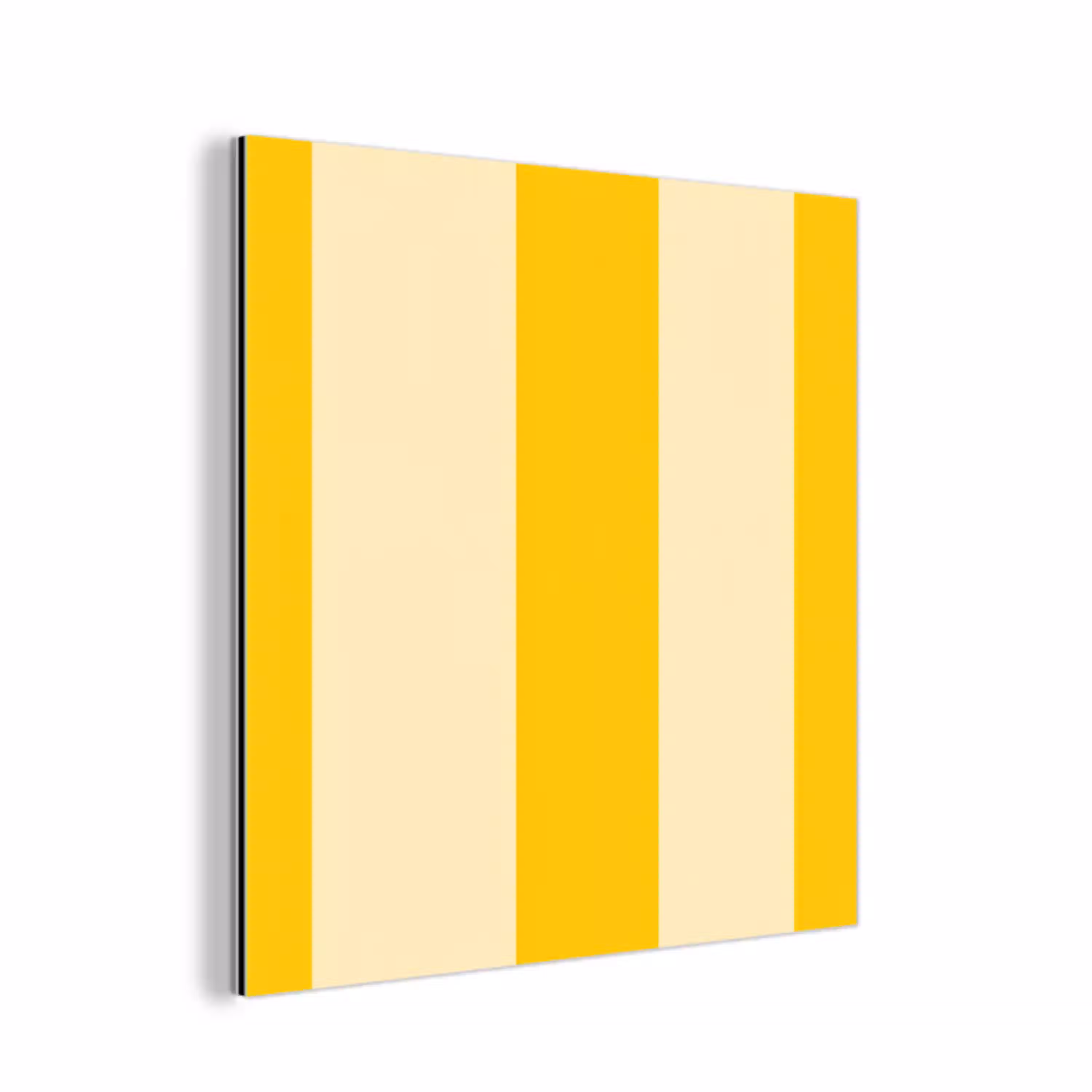 Strepen - Klassiek - Geel aluminium wit klein 46 -3d