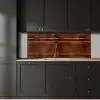 Hardhout - Robuust - Patronen keuken achterwand 2 middel 871 -sfeer1