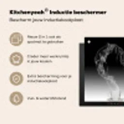 Harmonie in Zwart en Wit Inductie beschermer vinyl 3mm middel -zzzzzzusp-haakje_NL