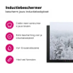 Bos - Sneeuw - Winter - Natuur - Wit Inductie beschermer vinyl 3mm klein -wsfeer2_website