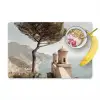Kust - Klif - Boom - Gebouw Placemat vinyl groot -zzzproduct_Kitchenyeah-website
