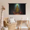 Kerstboom - Cadeau - Kerst - Winter Wandkleed katoen middel -wsfeer5_kind