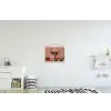 Illustratie - Vogel - Vlakken - Kleurrijk textielposter latten blank klein -kinderkamer
