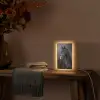 Portret - Paard - Zwart Light Box met kabel (Tafellamp) klein -sfeer4