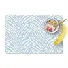 Zebra - Motief - Blauw - Wit Placemat vinyl groot 368 -zzzproduct_Kitchenyeah-website