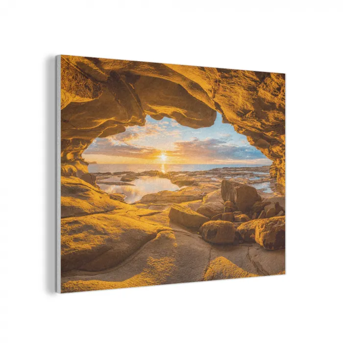 Grot - Zee - Horizon - Zonsondergang PET vilt klein -3d