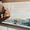 Boom - Winter - Levensboom - Modern - Goud Inductie beschermer vinyl 3mm klein -sfeer3