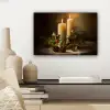 Kaarslicht - Kerst - Veelkleurig canvas 2cm klein -sfeer6