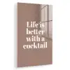 Cocktail - Tekst - Patroon - Wit plexiglas 5mm klein -zzzproduct_nieuw