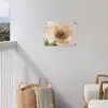 Bloem - Minimalistisch - Groen tuinposter los doek klein -sfeer8