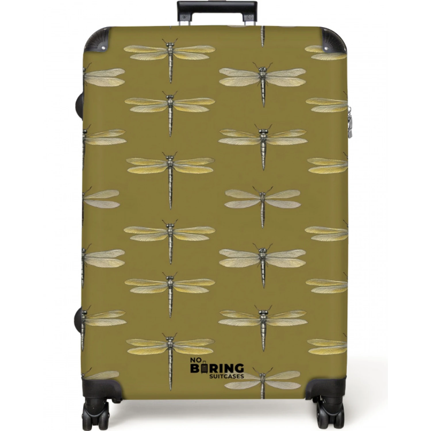 Libellen - Patroon - Groen NBS - Large koffer - Volwassenen Unisex groot -zzzzzzzzkaufland2