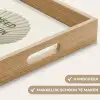 Schelp - Quote - Groen Dienblad Rechthoek middel -USP_HandgreepNL