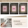 Bisou - Roze - Schaduw Light Box met kabel (Tafellamp) klein -USP_dimbaarDE