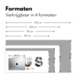Zus - Lettercollage Muismat XXL klein -sfeer5