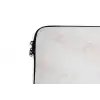 Wolkenstructuur - Roze - Marmer laptophoes neopreen klein 279 -detail