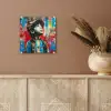 Graffiti - Vintage - Jongen - Street art - Neon - Banksy plexiglas 5mm klein -sfeer5