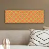 Luipaard - Gezichten - Stippen - Oranje canvas 2cm klein 828 -sfeer3