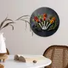 Lepels - Wit - Poeder - Kruiden Wandcirkel plexiglas klein -sfeer4