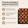 Patroon - Retro - Kleurrijk Inductie beschermer vinyl 3mm middel 274 -usfeer2_FR