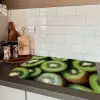 Kiwi - Fruit - Groen Inductie beschermer vinyl 3mm klein -sfeer3