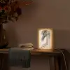Palmboom - Schaduw - Trap - Beige Light Box met kabel (Tafellamp) klein -sfeer4