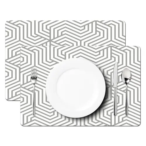 Lijn - Design - Geometrie - Patroon Placemat vinyl groot 368 -zzsfeer2_Kitchenyeah-website