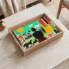 Vrouw - Keuken - Katten - Doorkijk Dienblad Rechthoek middel -sfeer1