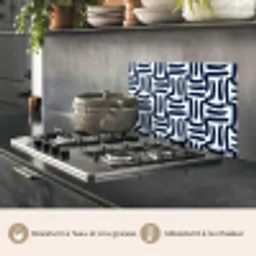 Abstract - Modern - Blauw keuken achterwand spatscherm klein 900 -usp_FR