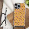 Geel - Rolschaatsen - Patroon Hoesje iPhone 16 Pro Max met koord klein 804 -sfeer4