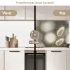 Hazestaartgras - Wit - Zonlicht keuken achterwand 2 middel -voor-na2_NL