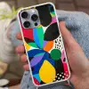 Vormen - Stippen - Kleurrijk Hoesje iPhone 16 Pro Max met koord klein -sfeer3
