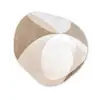 Ovale vormen - Transparant - Zachte overgang Wandcirkel Organisch Forex 3mm klein -3d