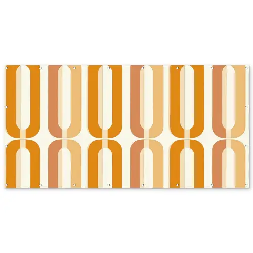 U-vorm - Retro - Oranje Balkonbeschermer Duitsland klein 596 -zz_3d