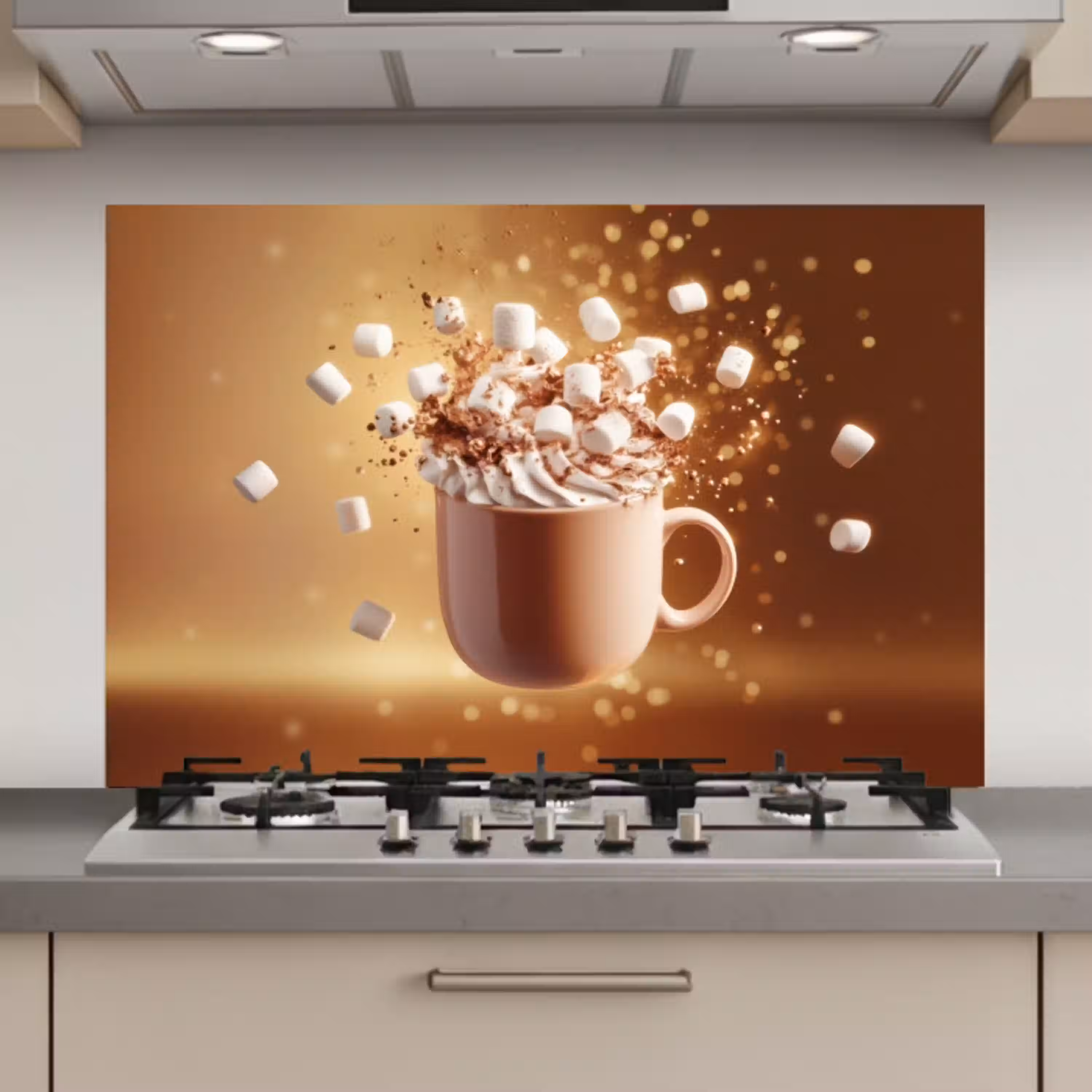 Chocomelk - Drinken - Warm - Bruin keuken achterwand spatscherm klein -3d_website