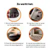 Vintage - Retro - Kleurrijk Inductie beschermer vinyl 3mm klein 276 -zzzzzzz-td-werking