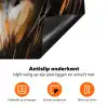 Luipaard - Oranje - Wit - Gras Inductie beschermer vinyl 3mm klein -zzzzzzz-td-onderkant