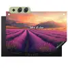 Lavendelveld - Quote - Zonsondergang Inductie beschemer met haakjes klein -3d