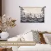 Mistig - Berglandschap - Illustratie Wandkleed katoen klein -sfeer1