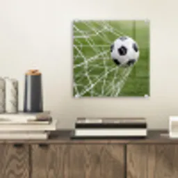 Voetbal - Goal - Net - Sport plexiglas 5mm klein -sfeer1