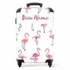 Flamingo feestje NBS - Handbagage koffer - Kinderen Unisex middel -productfoto_recht