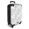 Zomer tegel patroon kleurrijk NBS - Handbagage koffer - Volwassenen Unisex middel -productfoto_3d